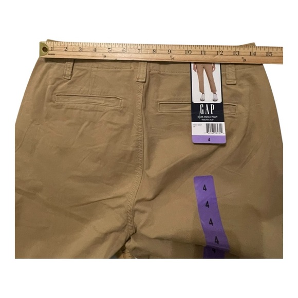 Gap Women's Slim Ankle Pant in tan, size 4 - Picture 5 of 12